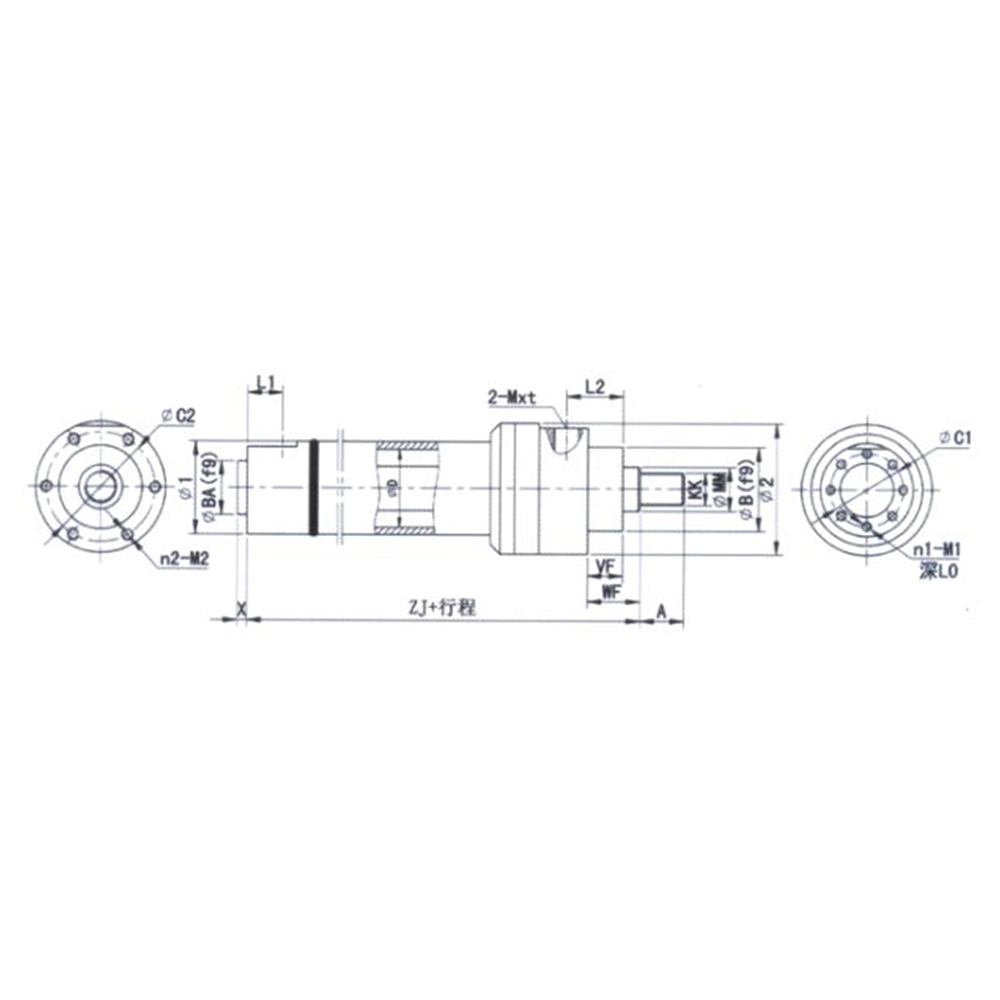 HC-YHG系列冶金設備標準液壓油缸